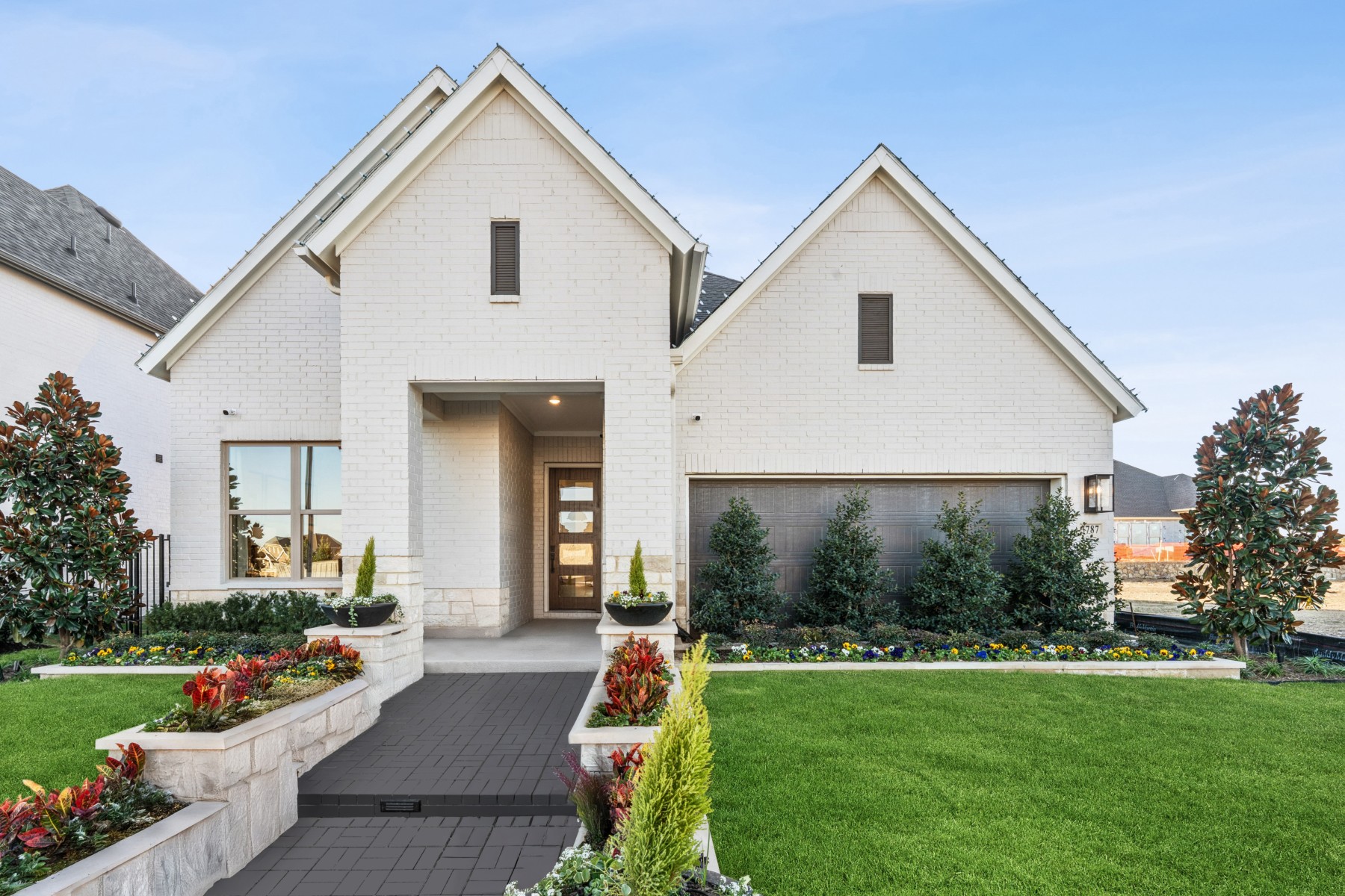 Exterior image of the Rose model by David Weekley Homes