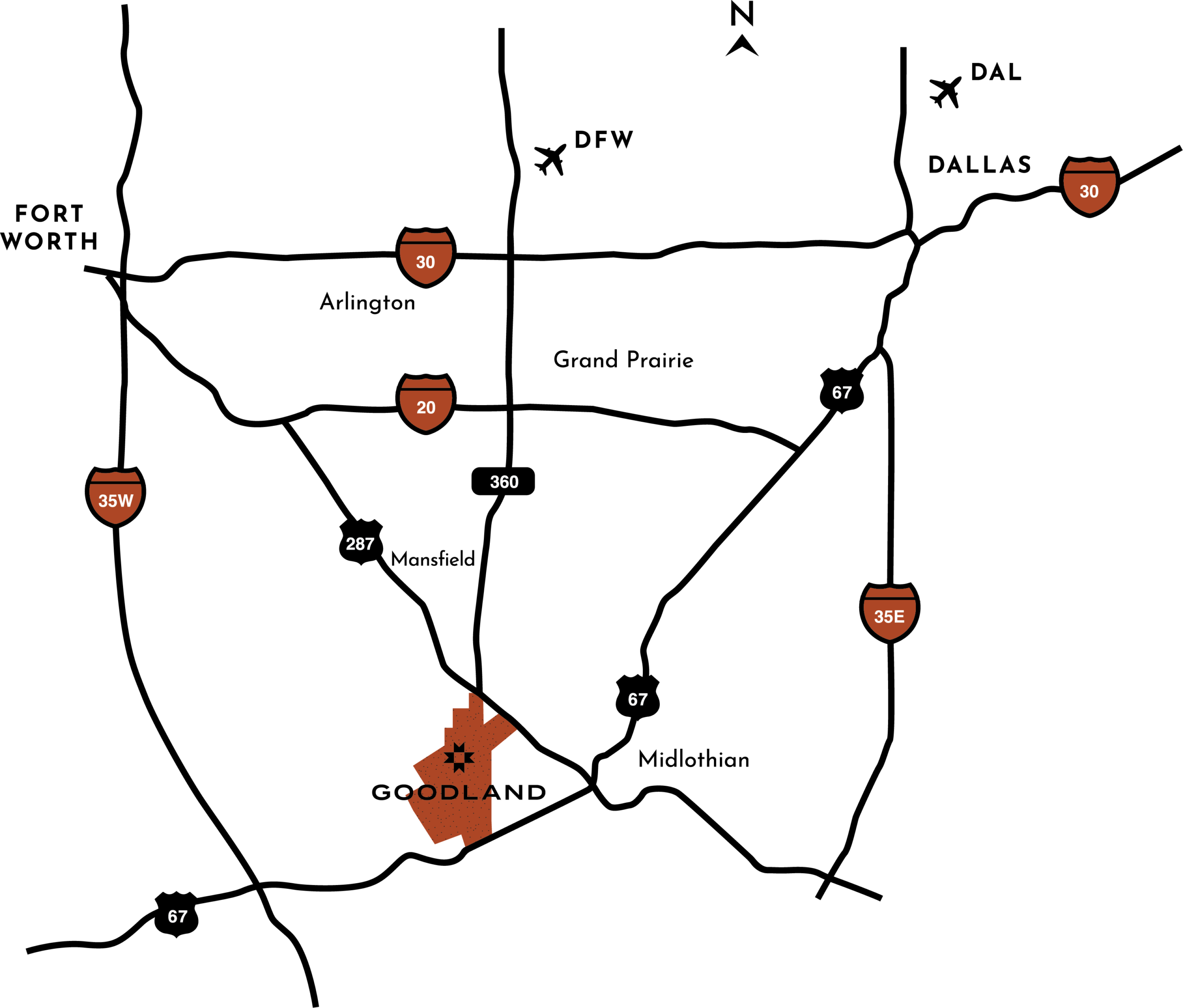 Goodland Regional Map