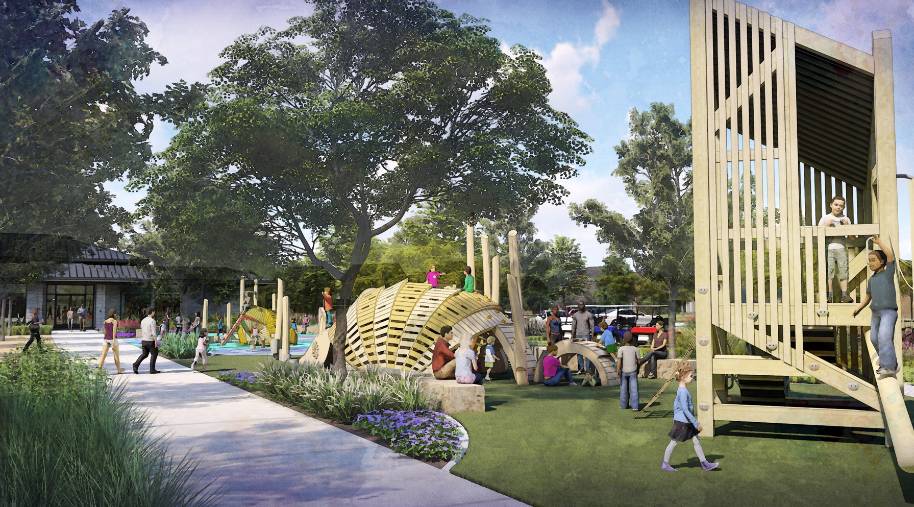 The Retreat Goodland Rendering of Playground