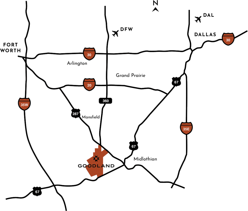 Goodland regional map