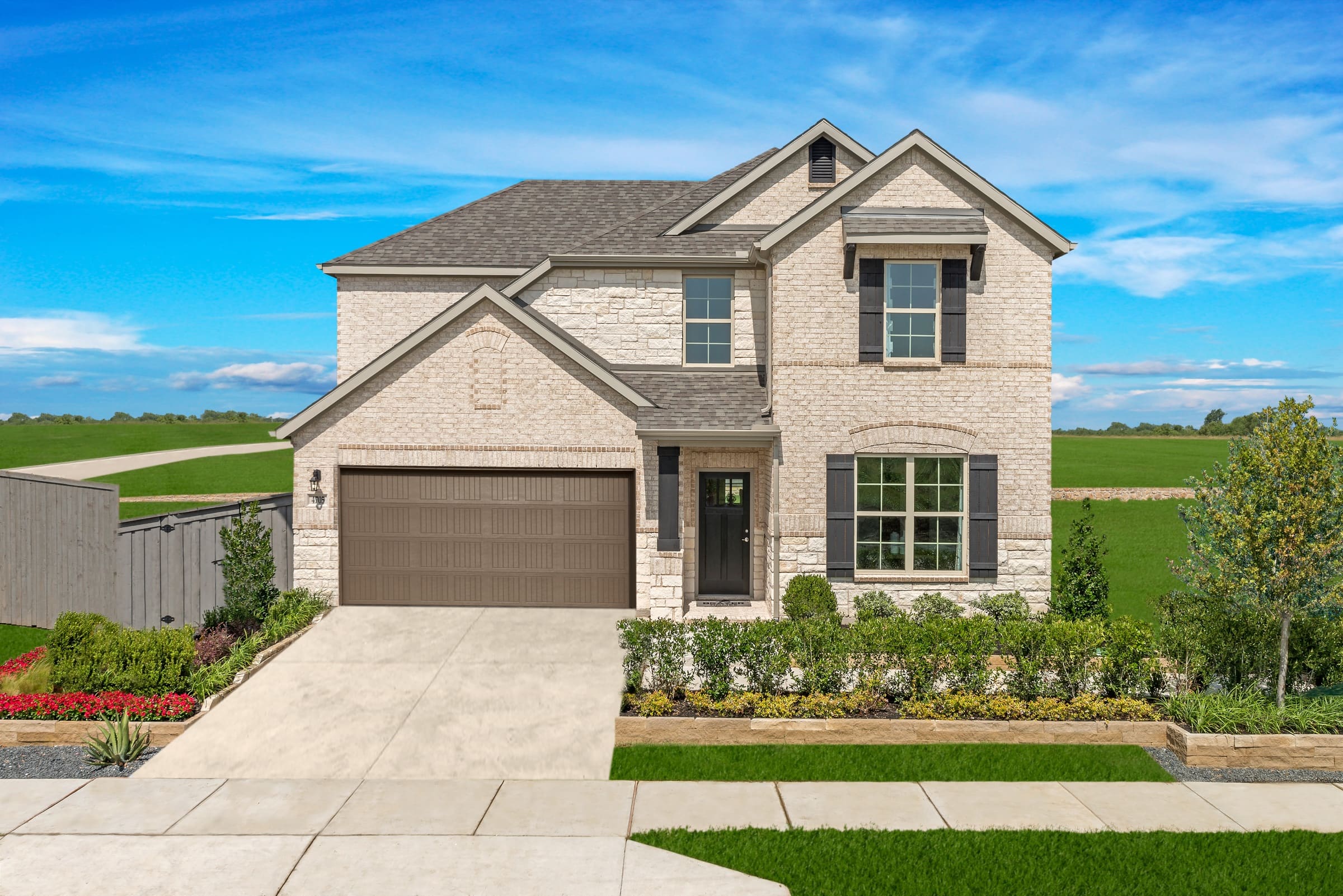 Beazer Homes model home in Goodland, with homes from the high $300s