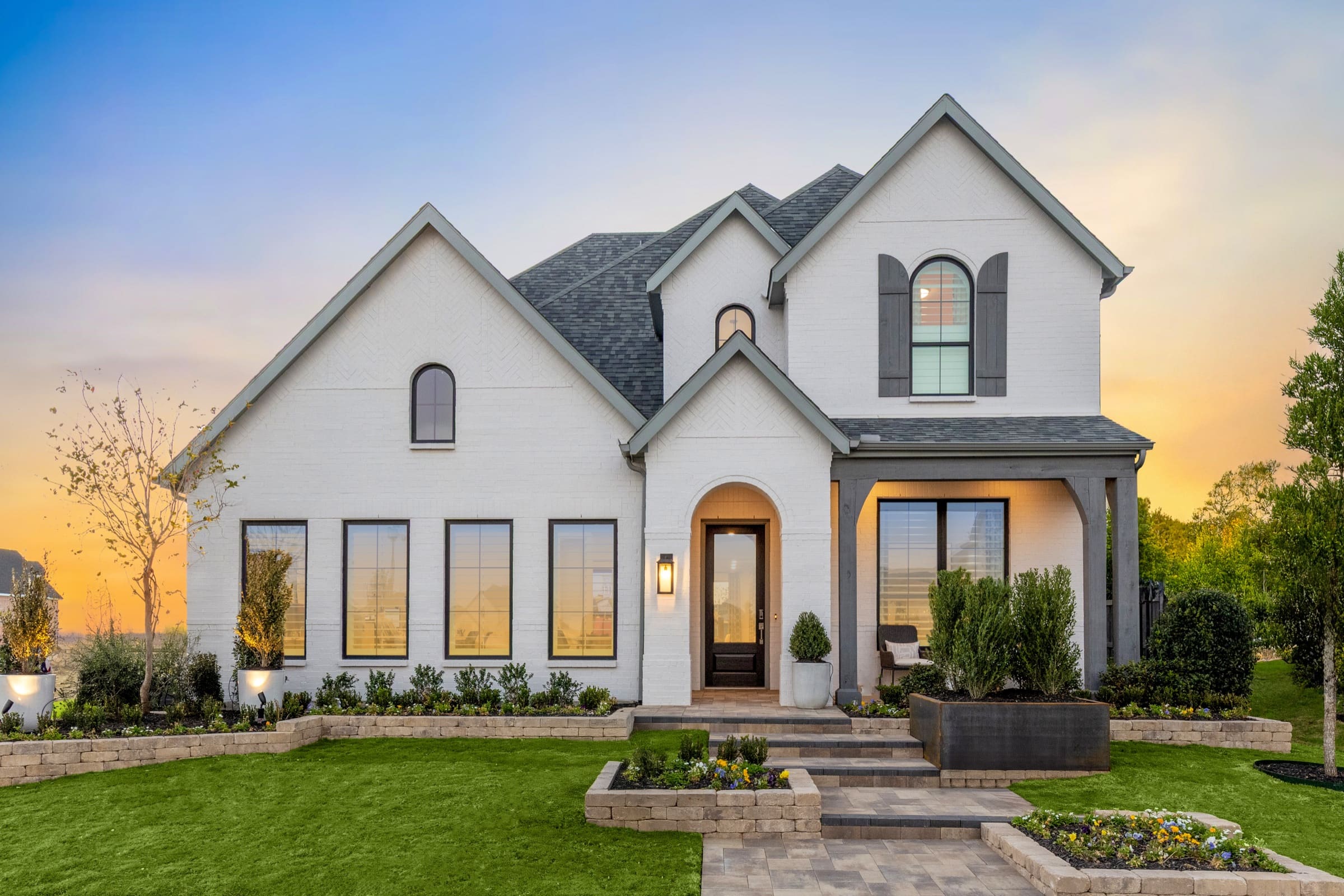 Highland Homes model home in Goodland, with homes from the high $300s