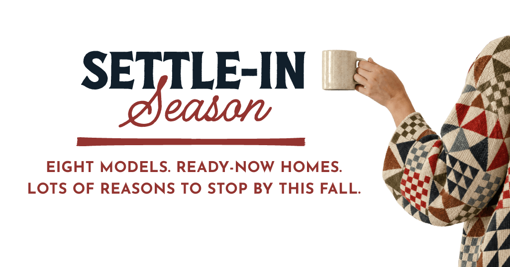 Settle-In Season - New homes ready now in Goodland, TX. Tour 8 models, see quick move-ins from the high $300s and ask about fall builder incentives.